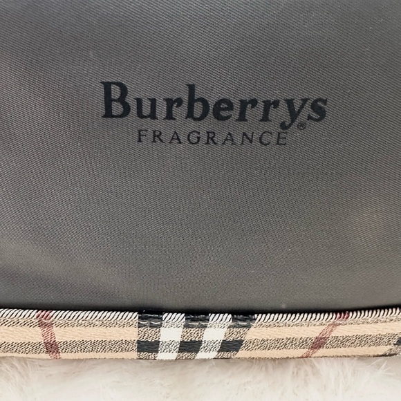 BURBERRY Vintage Authentic Womens/Mens Toiletry/Travel/Cosmetic Bag Large - Picture 5 of 9